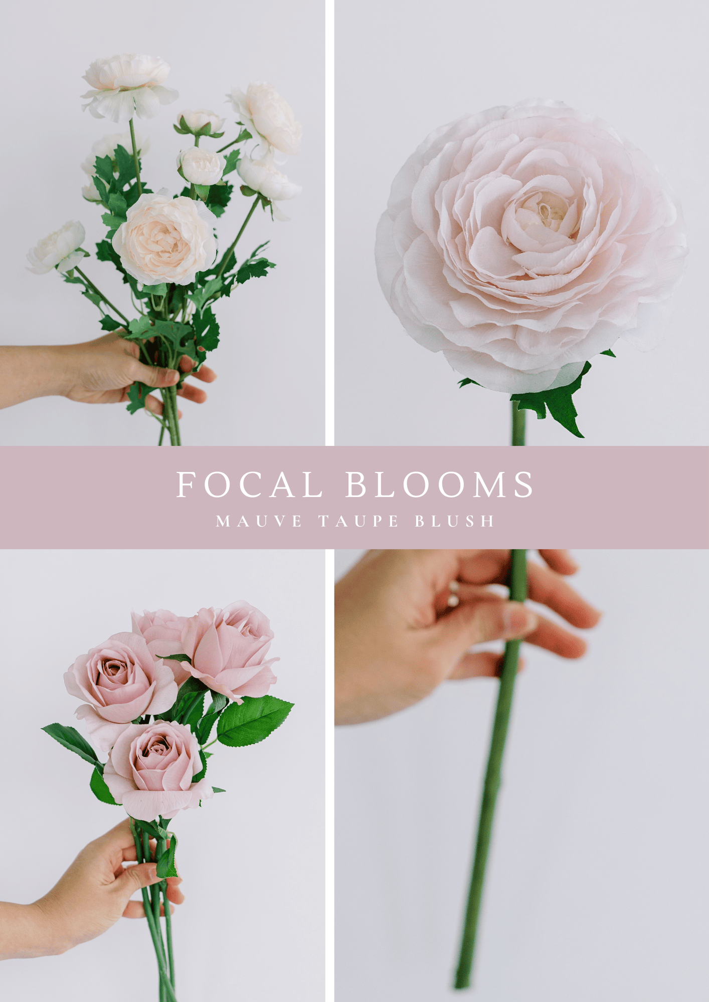Mauve Taupe Blush Collection